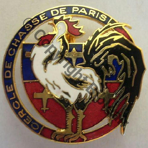 A0709 CERCLE DE CHASSE DE PARIS  EC.2.10 SEINE CREIL MORET SM Poincon circulaire Bol pince Dos lisse SNH Sc.jmdors1117 421Eur04.11 